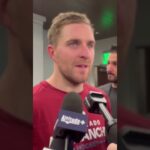 Devon Toews on what went wrong and praise for Blackwood