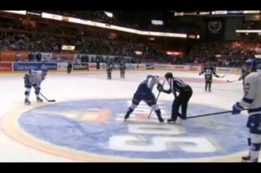 Amazing Swedish Hockey goal. Leksand - Färjestad 2014