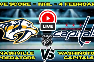🔴 LIVE: Nashville Predators at Washington Capitals | NHL 2026 Scoreboard | Feb 5 | Ovi vs Josi