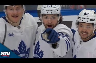 Maple Leafs Score Two Power Play Goals In 31 Seconds To Take Lead vs. Oilers