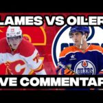 Edmonton Oilers Vs Calgary Flames LIVE COMMENTARY! | 2025-26 NHL Season