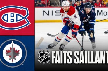 Canadiens vs Jets | Faits saillants