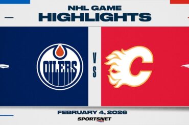 NHL Highlights | Oilers vs. Flames - February 4, 2026