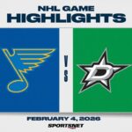 NHL Highlights | Blues vs. Stars - February 4, 2026