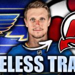 DEVILS MAKE A DESPERATE TRADE: NICK BJUGSTAD TO NEW JERSEY, THOMAS BORDELEAU TO ST LOUIS BLUES
