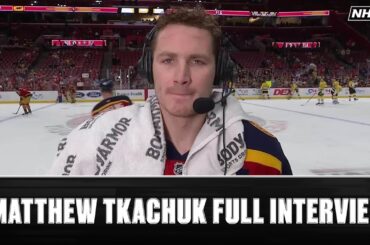 Matthew Tkachuk Talks Olympics, Panthers Turning Season Around + More Pregame W/ NHL on TNT Crew 🏒