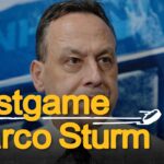 Marco Sturm reacts after the Bruins fall 5-4 in a SO @ FLA