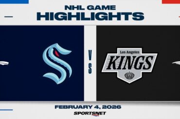 NHL Highlights | Kraken vs. Kings - February 4, 2026