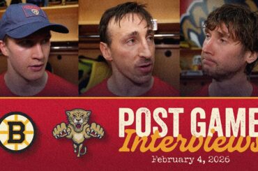 "It was a really hard game." | Postgame Reaction vs Bruins | 2.4.26