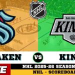 🔴LIVE : Seattle Kraken Vs Los Angeles Kings | NHL 2026 | NHL Live SCOREBOARD