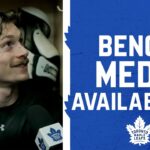 Simon Benoit | Pre Game at Calgary Flames | February 2, 2026