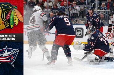 Chicago Blackhawks Highlights vs. Columbus Blue Jackets (2/4/26) | Game Highlights | CHSN Blackhawks
