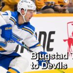Blues Trade Bjugstad to Devils, Draisaitl and Pastrnak Are Flag Bearers, Injury Updates