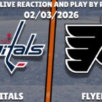 Flyers vs Capitals | Philadelphia Flyers vs Washington Capitals | Live Reaction