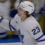 Oilers' Jake Walman And Maple Leafs' Matthew Knies Exchange Goals Nine Seconds Apart