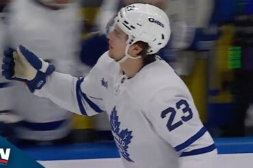Oilers' Jake Walman And Maple Leafs' Matthew Knies Exchange Goals Nine Seconds Apart