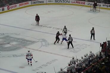 Laval Rocket's Luke Tuch and Utica Comets' Nathan Légaré get into a fight 2/4/26