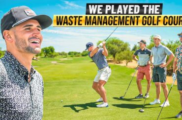 We Played the WASTE MANAGEMENT OPEN Golf Course
