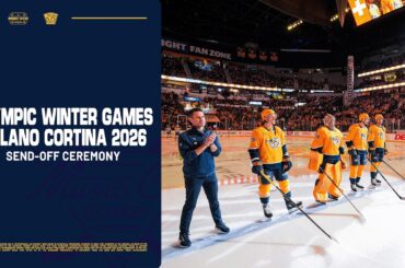 Honoring our 2026 Olympians: Full Pregame Ceremony