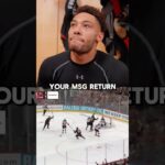 K’Andre Miller makes his MSG return tonight 👀 #NYR #nyrangers #newyorkrangers #nhl #shorts