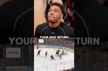 K’Andre Miller makes his MSG return tonight 👀 #NYR #nyrangers #newyorkrangers #nhl #shorts