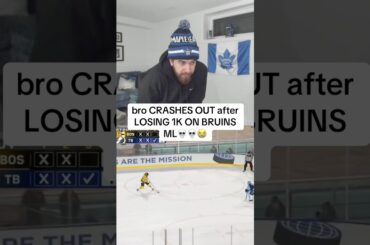 unbelievable… #nhl#bruins#tampabaylightning#nhlhockey#sportsbetting#reaction#rage#hockey