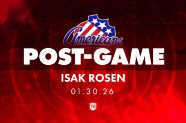 Isak Rosén Post Game | 01.30.26