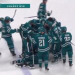 Tyler Toffoli completes the comeback for San Jose with the OT winner! Sharks 5 - 4 Stars