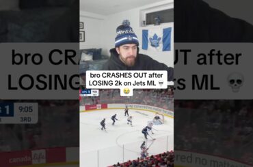 it was never the jets…. #nhl#canadiens#winnipegjets#nhlhockey#reaction#rage#hockey#sportsbetting