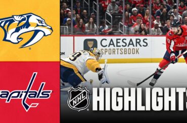 Predators vs. Capitals | NHL Highlights | February 05, 2026
