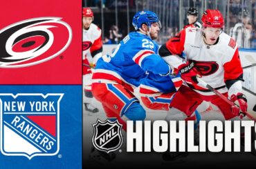 Hurricanes vs. Rangers | NHL Highlights | February 05, 2026