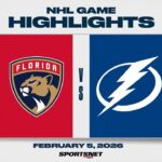 NHL Highlights | Panthers vs. Lightning - February 5, 2026