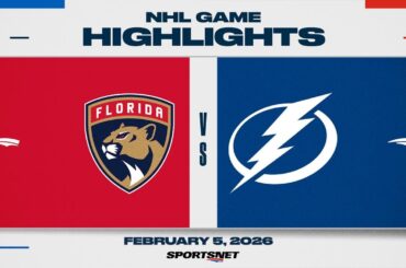 NHL Highlights | Panthers vs. Lightning - February 5, 2026