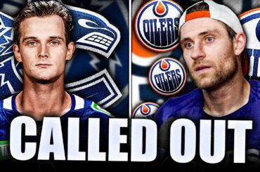 THE CANUCKS & OILERS JUST GOT CALLED OUT BIG TIME… TEDDY BLUEGER & LEON DRAISAITL SPEAK