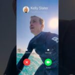 Kelly Slater called me while surfing his wavepool 😳😂