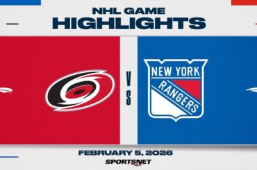 NHL Highlights | Hurricanes vs. Rangers - February 5, 2026