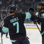 Kraken's Matty Beniers Wastes No Time, Scores On First Shot vs. Maple Leafs