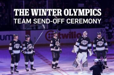 The Winter Olympics Send-Off Ceremony for the LA Kings!