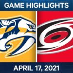 NHL Game Highlights | Predators vs. Hurricanes - Apr. 17, 2021