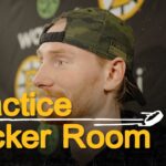 Joonas Korpisalo talks after being named to Olympic team