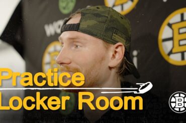 Joonas Korpisalo talks after being named to Olympic team