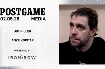 MEDIA: Anze Kopitar and Jim Hiller | 02.05.26 Postgame at VGK