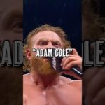 The “old” Adam Cole is back! | #shorts #wrestling #aew #wwe #adamcole #buddymatthews