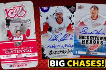 THE HITS KEEP COMING! 2025-26 Upper Deck Detroit Red Wings Centennial Hobby Box Break