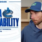 Marcus Pettersson & Head Coach Adam Foote Practice Media Availabilities in Las Vegas (Feb 3, 2026)