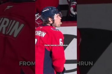A spin-o-rama beauty for Chicky 🤯 🚨 #capitals #nhl #shorts