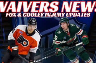 NHL Waivers News: Wild's Pitlick & Flyers Ginning on Waivers, Fox To LTIR & Cooley Injury Update