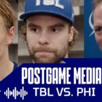 Postgame Media vs PHI | Holmberg, Hagel, Cooper