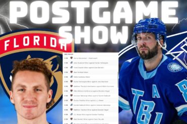The Tampa Bay Lightning BLOWOUT The Florida Panthers...Cats Throw A Tantrum | Game Recap