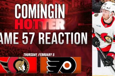 Sens Post Game - Ottawa Senators vs Philadelphia Flyers - February 5th - Coming in Hotter LIVE